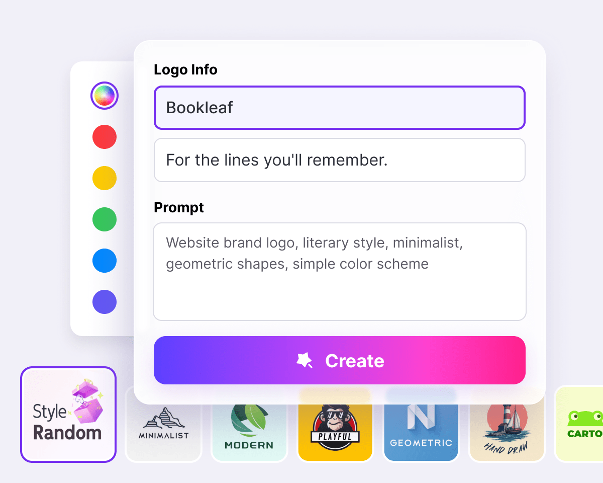 Start screen (input + primary action)